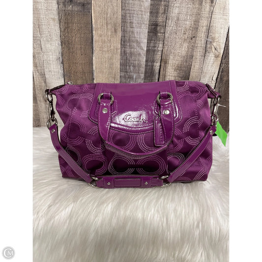 Handbag Designer By Coach, Size: Medium
