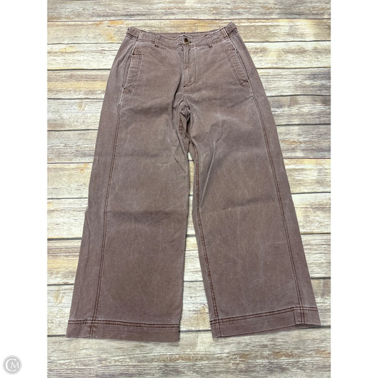 Jeans Wide Leg By Old Navy In Brown Denim, Size: 8
