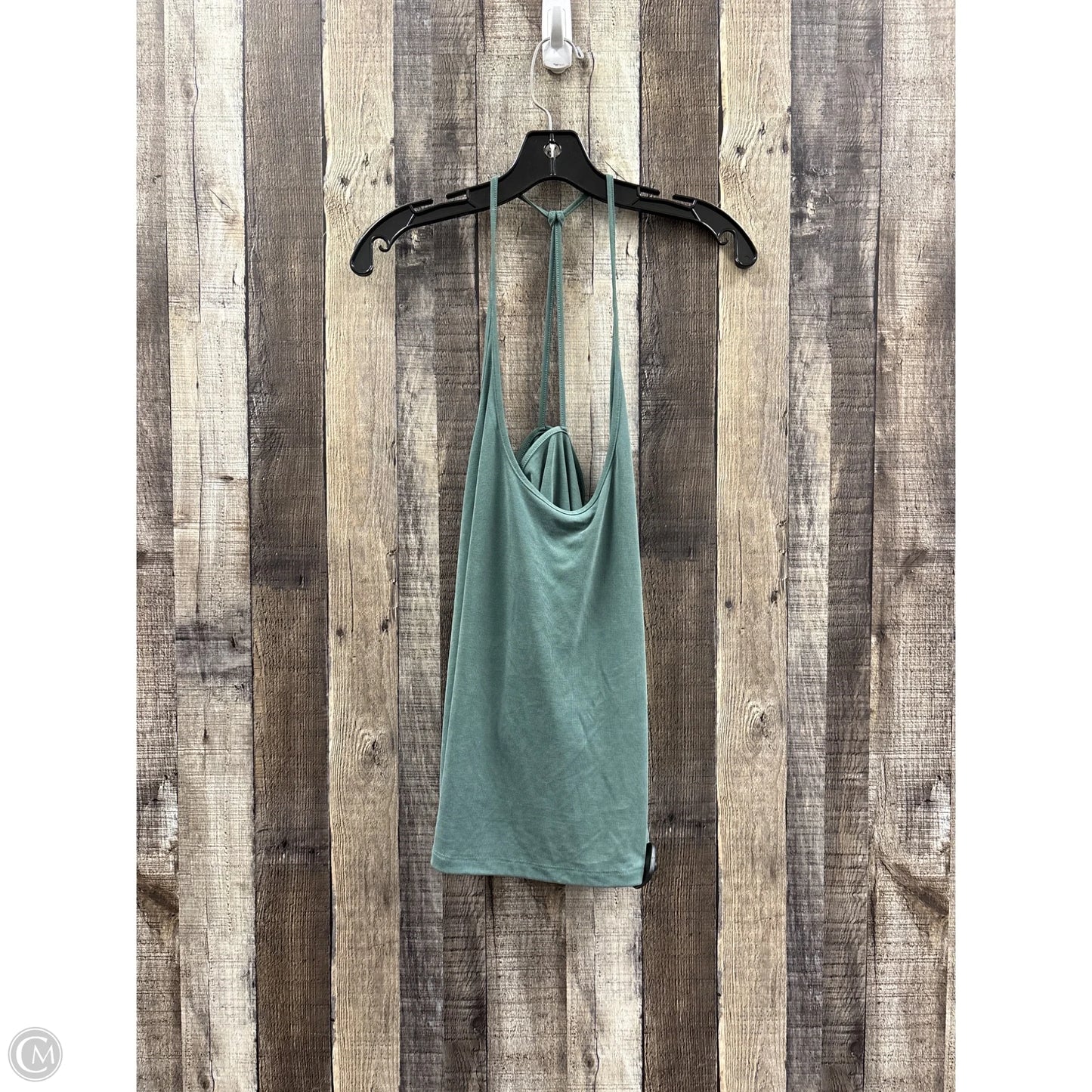 Top Sleeveless Basic By Old Navy In Green & Grey, Size: L