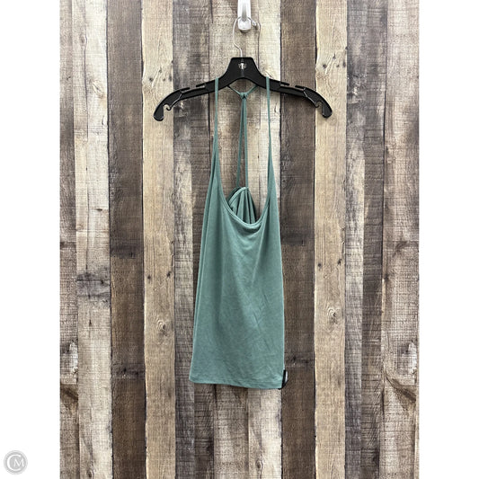 Top Sleeveless Basic By Old Navy In Green & Grey, Size: L
