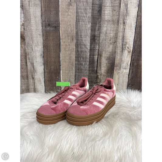 Shoes Athletic By Adidas In Pink, Size: 10