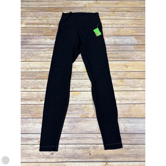 Athletic Leggings By Lululemon In Black, Size: 4
