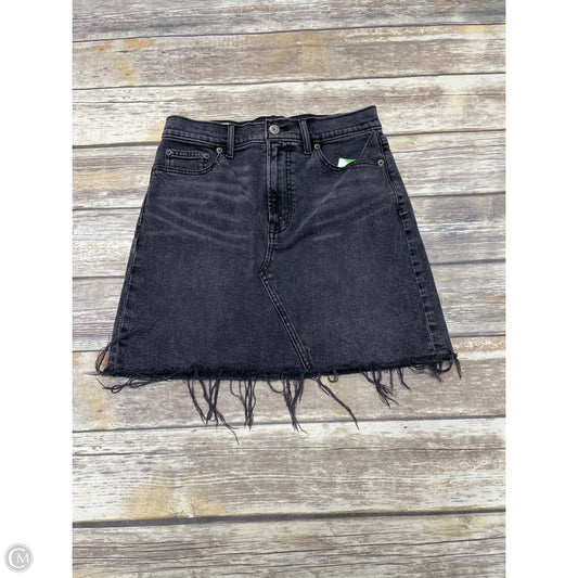 Skirt Mini & Short By Gap In Black Denim, Size: 2