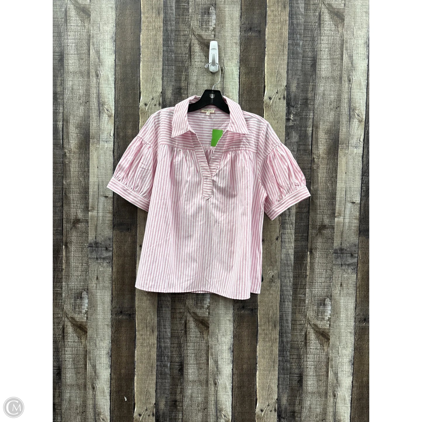 Top Short Sleeve By Jodifl In Pink, Size: M