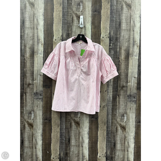 Top Short Sleeve By Jodifl In Pink, Size: M