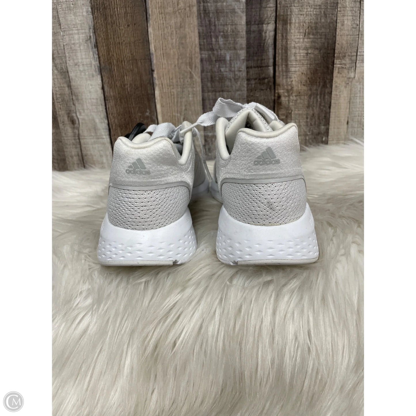 Shoes Athletic By Adidas In White, Size: 8