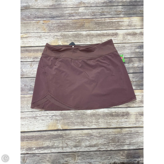 Athletic Skort By Calia In Mauve, Size: Xxl