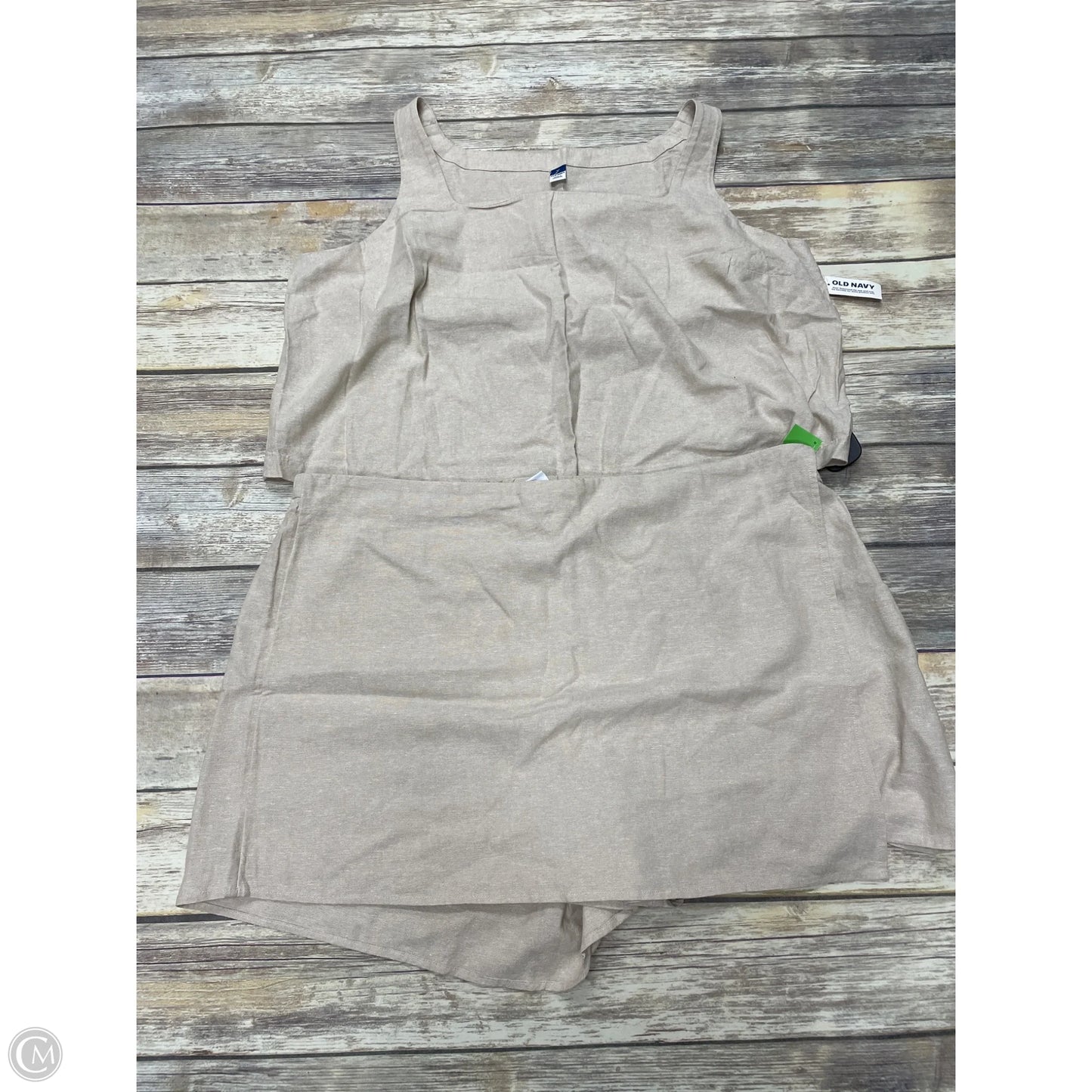 Skirt Set 2pc By Old Navy In Beige, Size: 2x