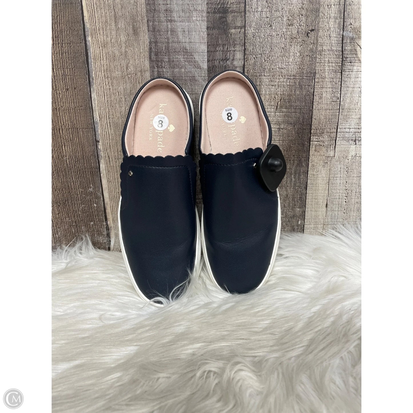 Shoes Designer By Kate Spade In Navy, Size: 8