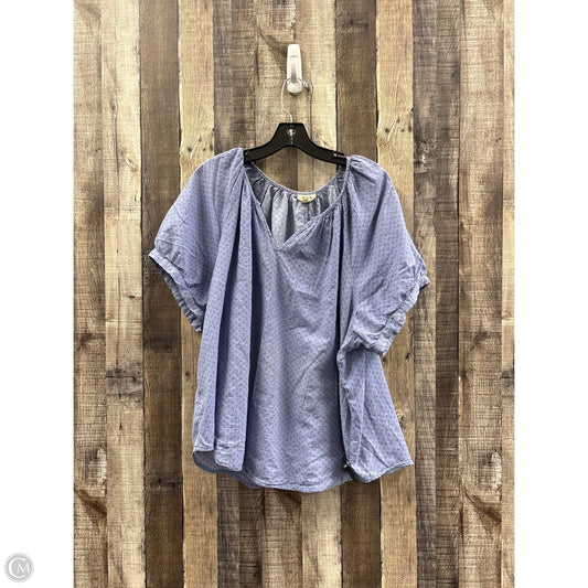 Top Short Sleeve By Ana In Purple, Size: 2x