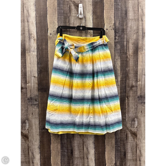 Skirt Midi By Gap In Striped Pattern, Size: Xs
