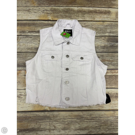 Vest Other By Rewash In White Denim, Size: L