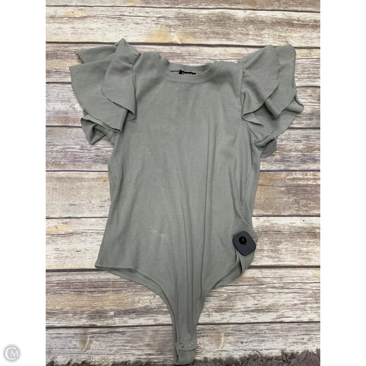 Bodysuit By Express In Green, Size: L