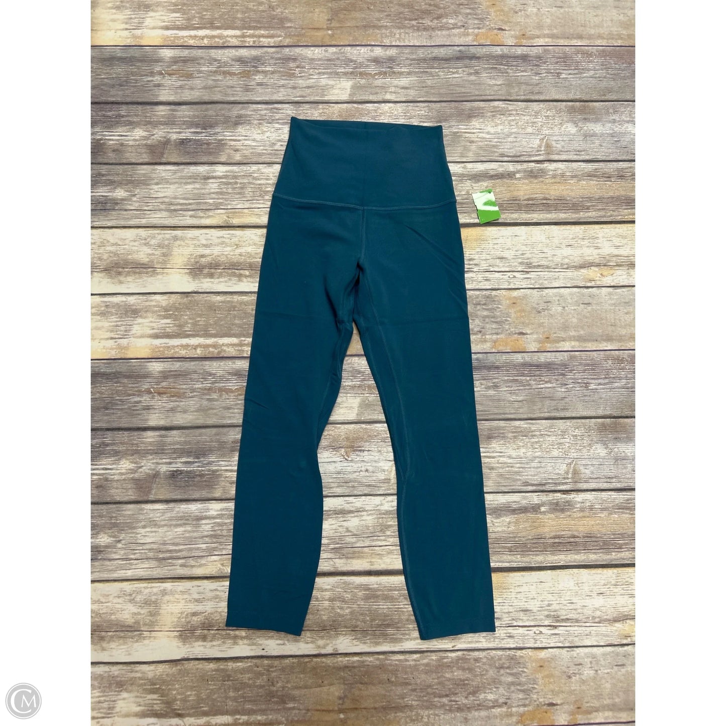 Athletic Leggings By Lululemon In Teal, Size: 4
