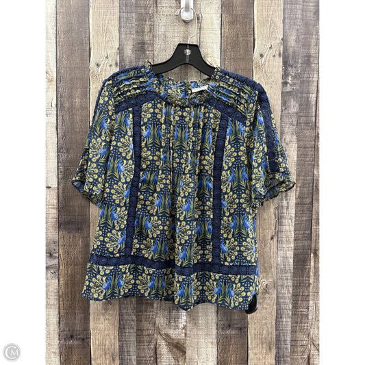 Top Short Sleeve By Daniel Rainn In Multi-colored, Size: S