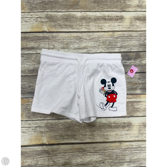 Shorts By Disney In White, Size: M