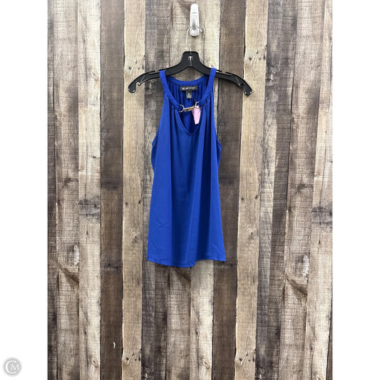 Top Sleeveless By Inc In Blue, Size: M