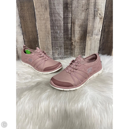 Shoes Sneakers By Skechers In Mauve, Size: 9
