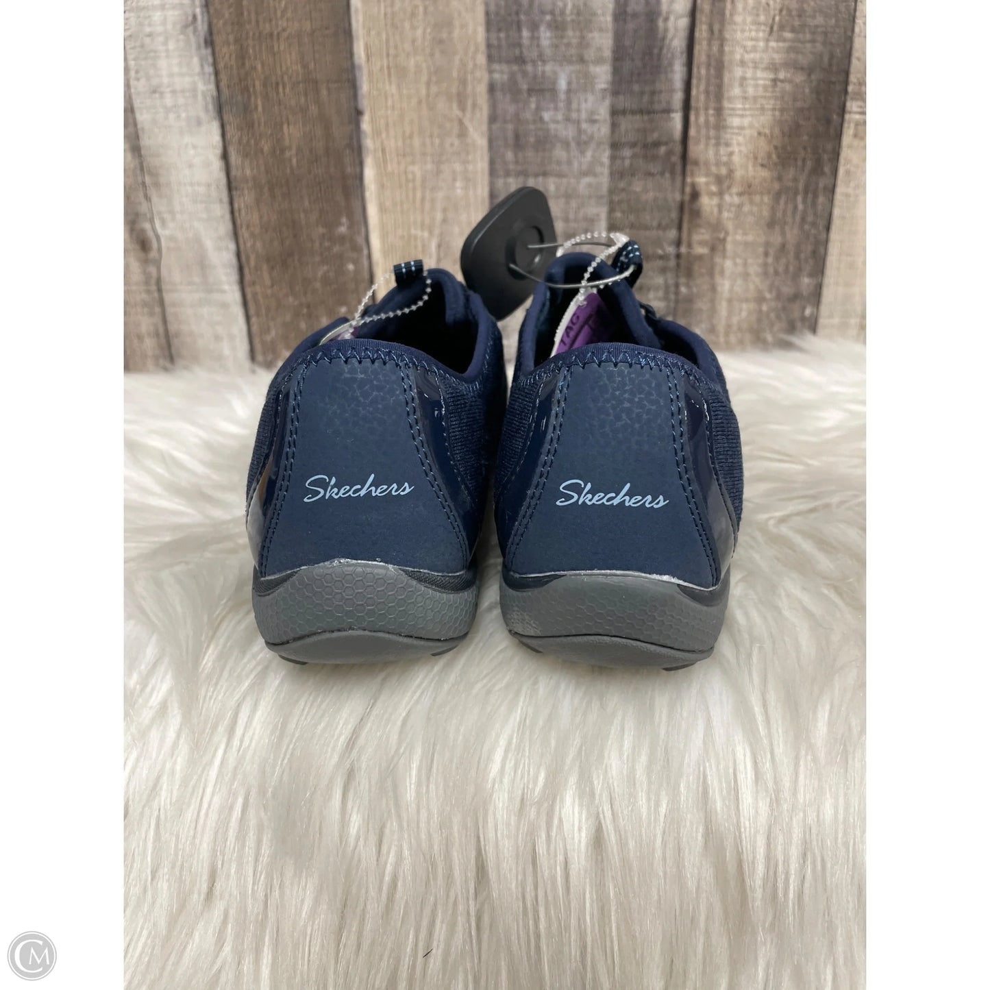 Shoes Sneakers By Skechers In Navy, Size: 9