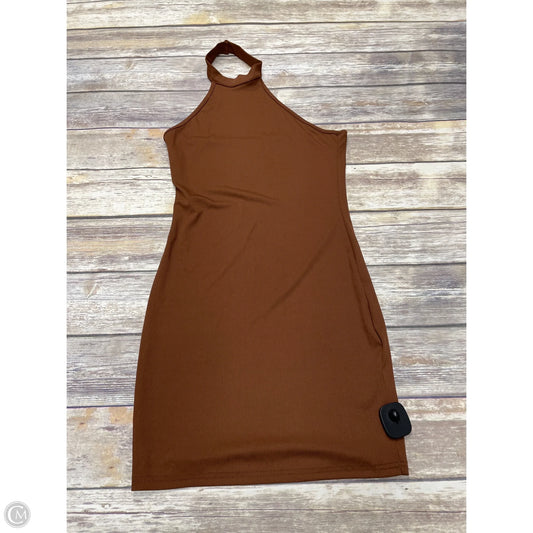 Dress Casual Short By Cmf In Brown, Size: M