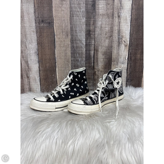 Shoes Sneakers By Converse In Black & White, Size: 7