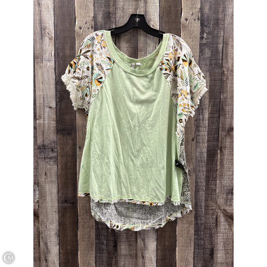 Top Short Sleeve By Cato In Mauve, Size: Xl