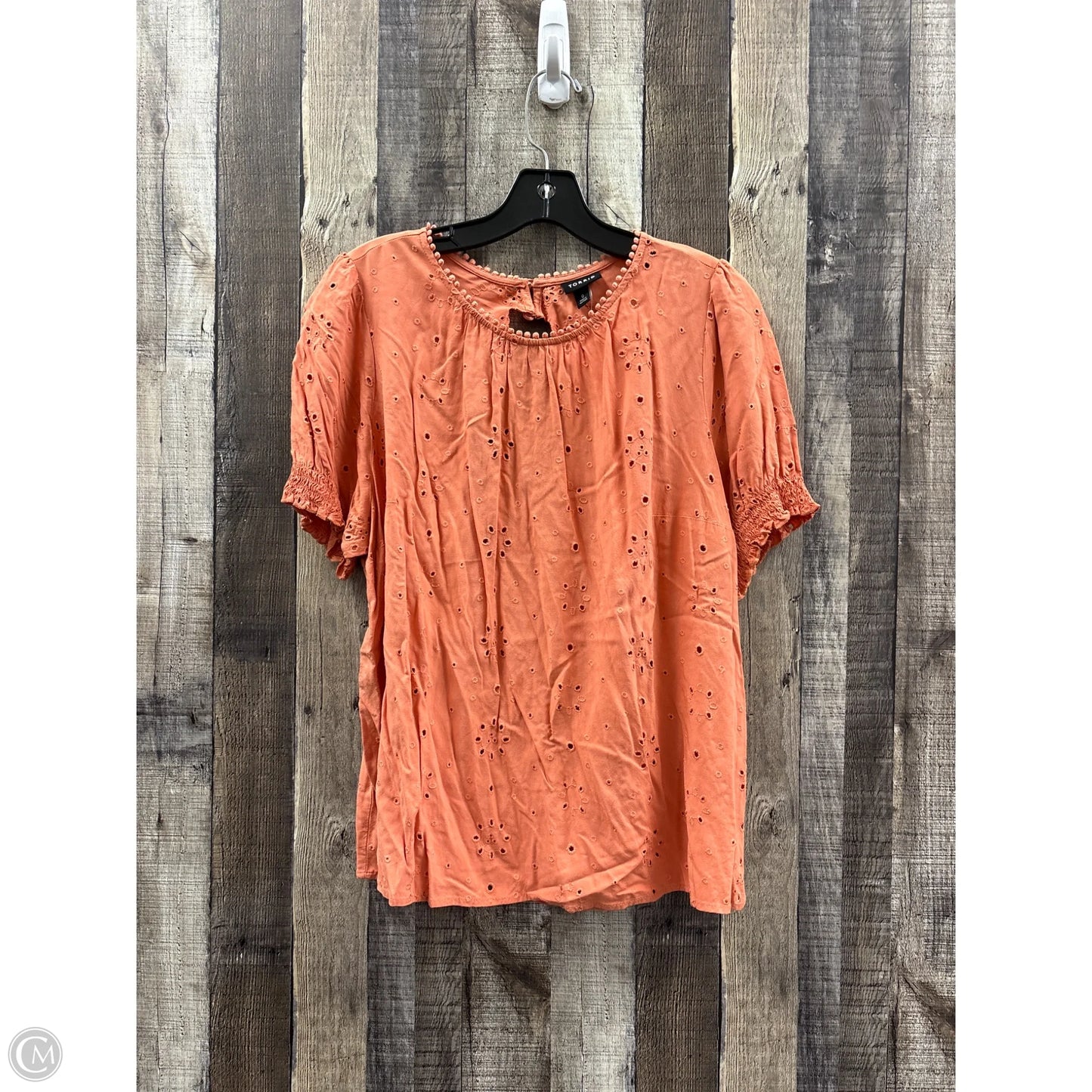 Top Short Sleeve By Torrid In Orange, Size: L