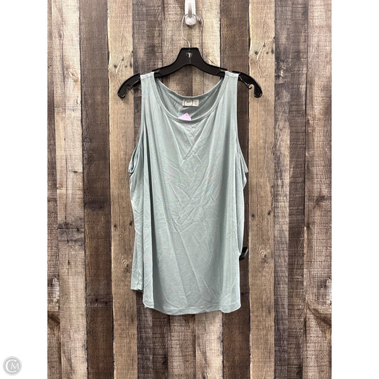 Top Sleeveless By Maurices In Green, Size: Xxl