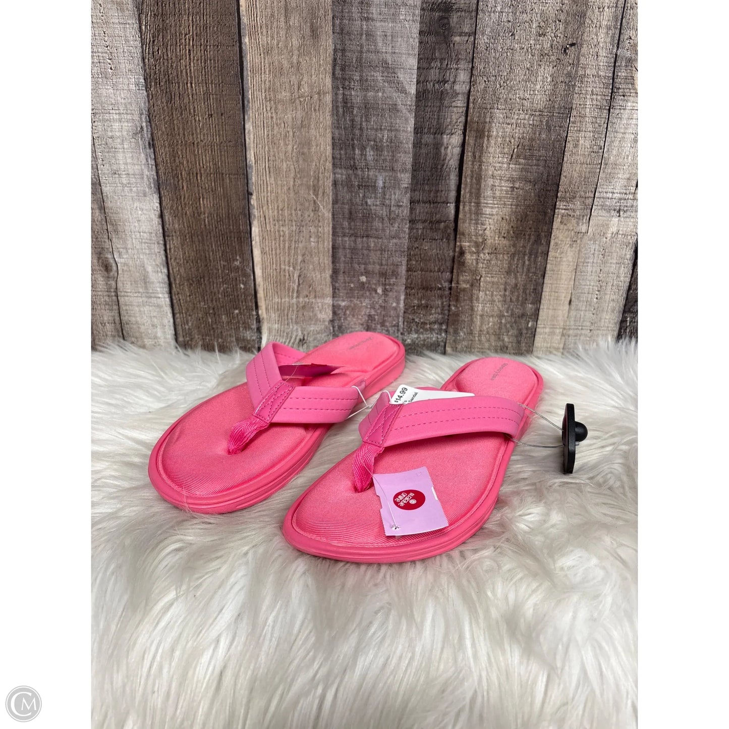 Sandals Flats By Cme In Pink, Size: 9
