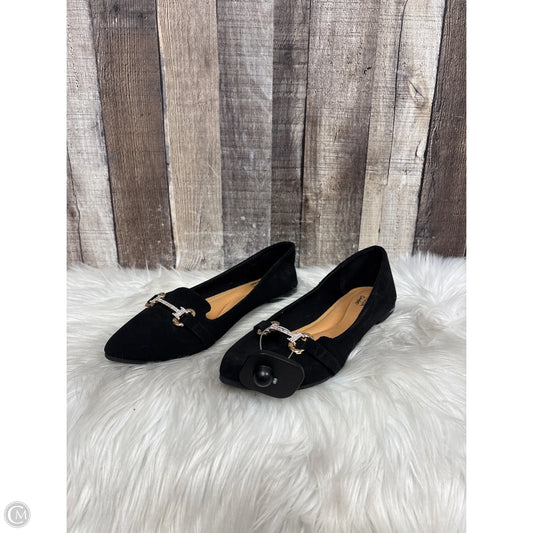 Shoes Flats By Top Moda In Black, Size: 9