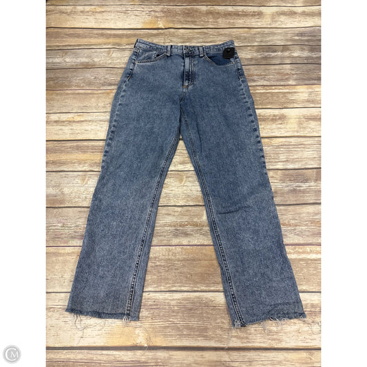 Jeans Straight By Rag And Bone In Blue Denim, Size: 8