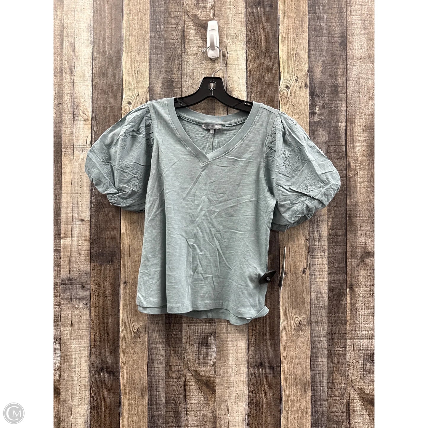 Top Short Sleeve By Wit & Wisdom In Green, Size: Xs