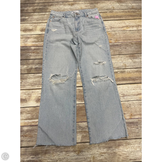 Jeans Straight By Garage In Blue Denim, Size: 8