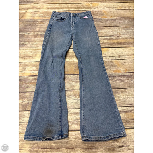 Jeans Flared By Princess Polly In Blue Denim, Size: 4