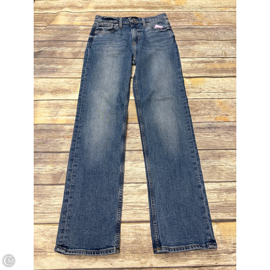 Jeans Straight By Gap In Blue Denim, Size: 4