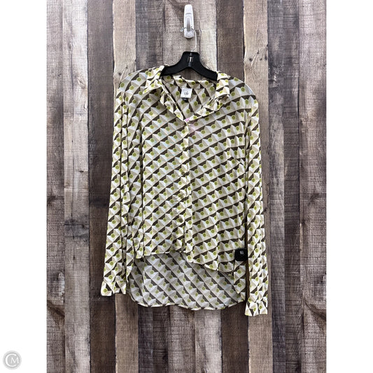 Top Long Sleeve By Cabi In Green, Size: M