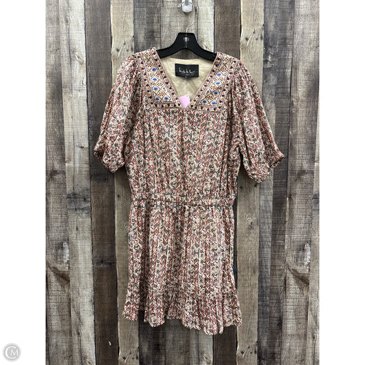 Dress Casual Midi By Nicole By Nicole Miller In Multi-colored, Size: 12