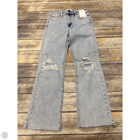 Jeans Flared By Risen In Blue Denim, Size: 8