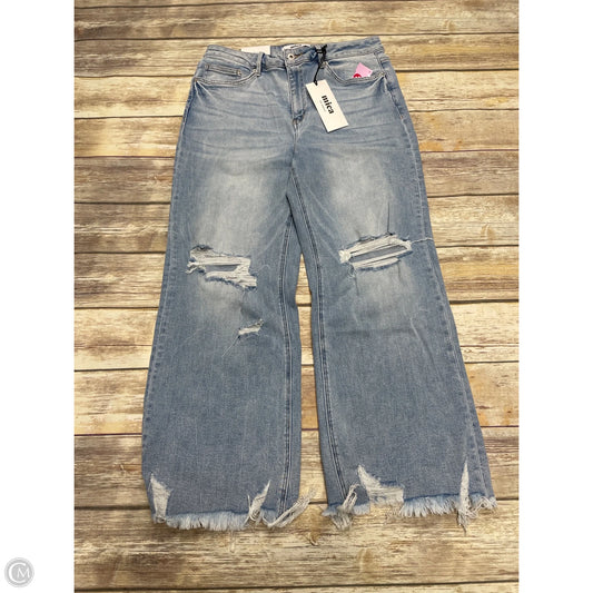 Jeans Wide Leg By Cme In Blue Denim, Size: 12