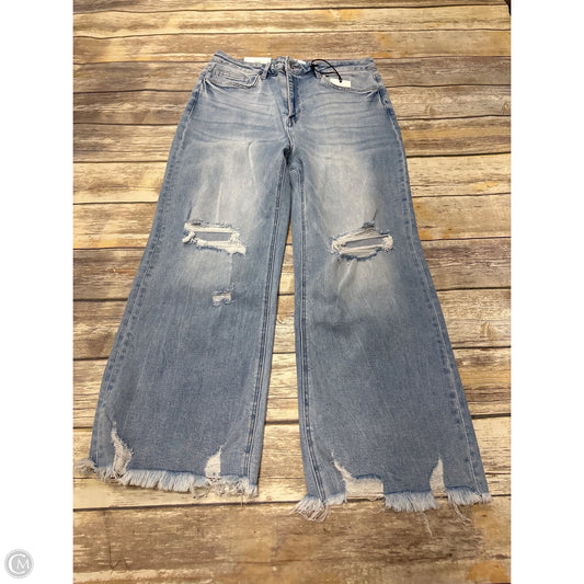 Jeans Wide Leg By Cme In Blue Denim, Size: 12
