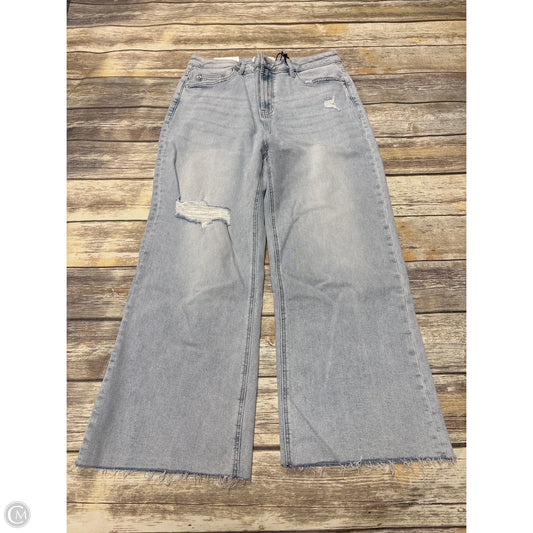 Jeans Wide Leg By Cme In Blue Denim, Size: 12