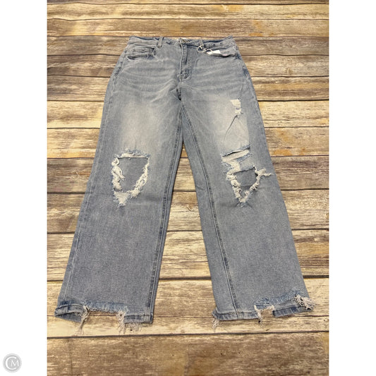 Jeans Straight By Vervet In Blue Denim, Size: 12