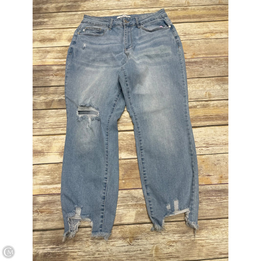 Jeans Wide Leg By Judy Blue In Blue Denim, Size: 14