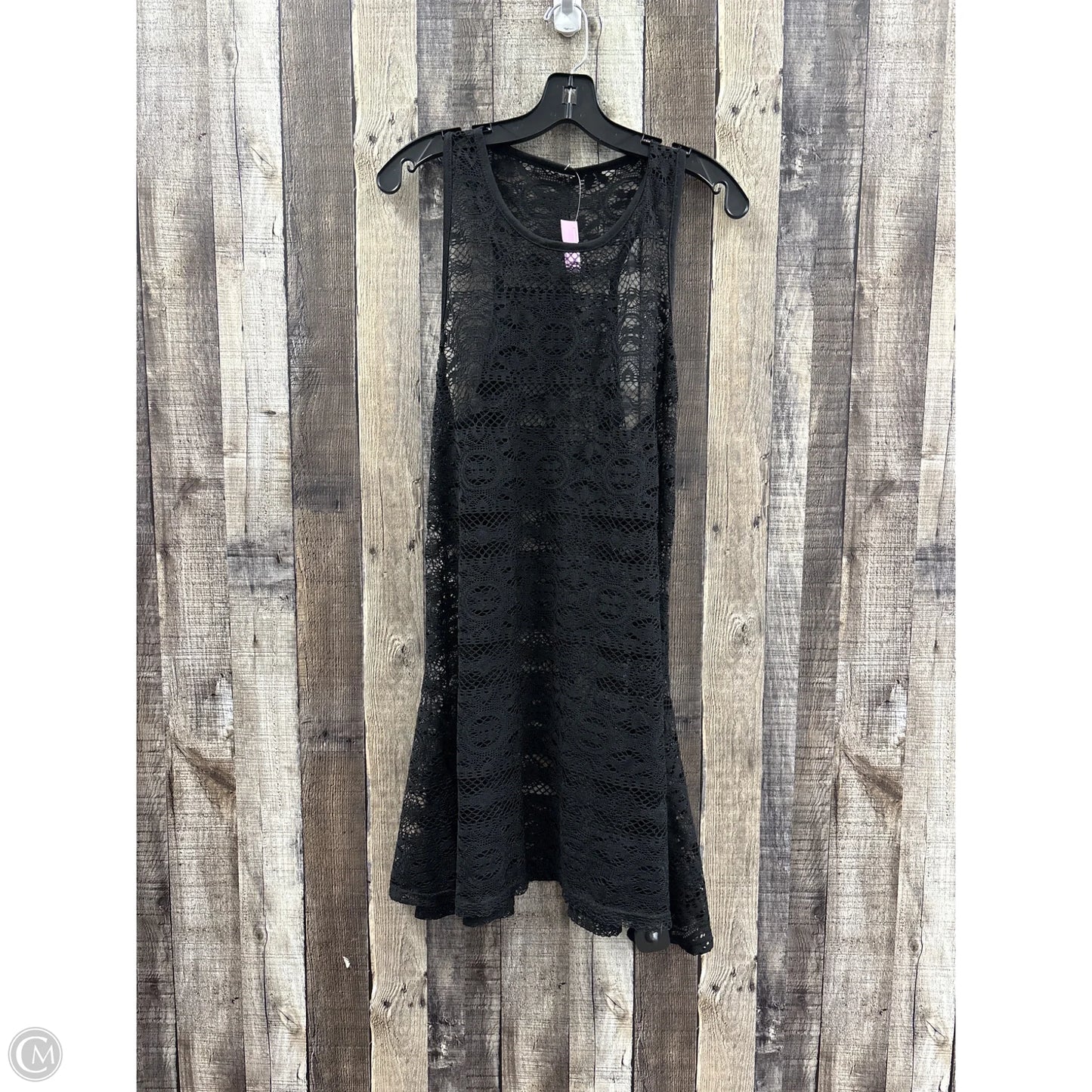 Swimwear Cover-up By Cme In Black, Size: Osfm