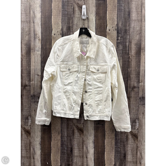 Jacket Denim By Sanctuary In Cream, Size: Xxl