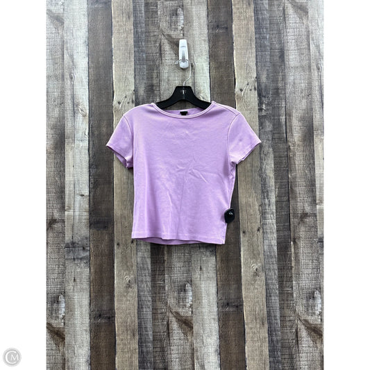 Top Short Sleeve Basic By Wild Fable In Purple, Size: S