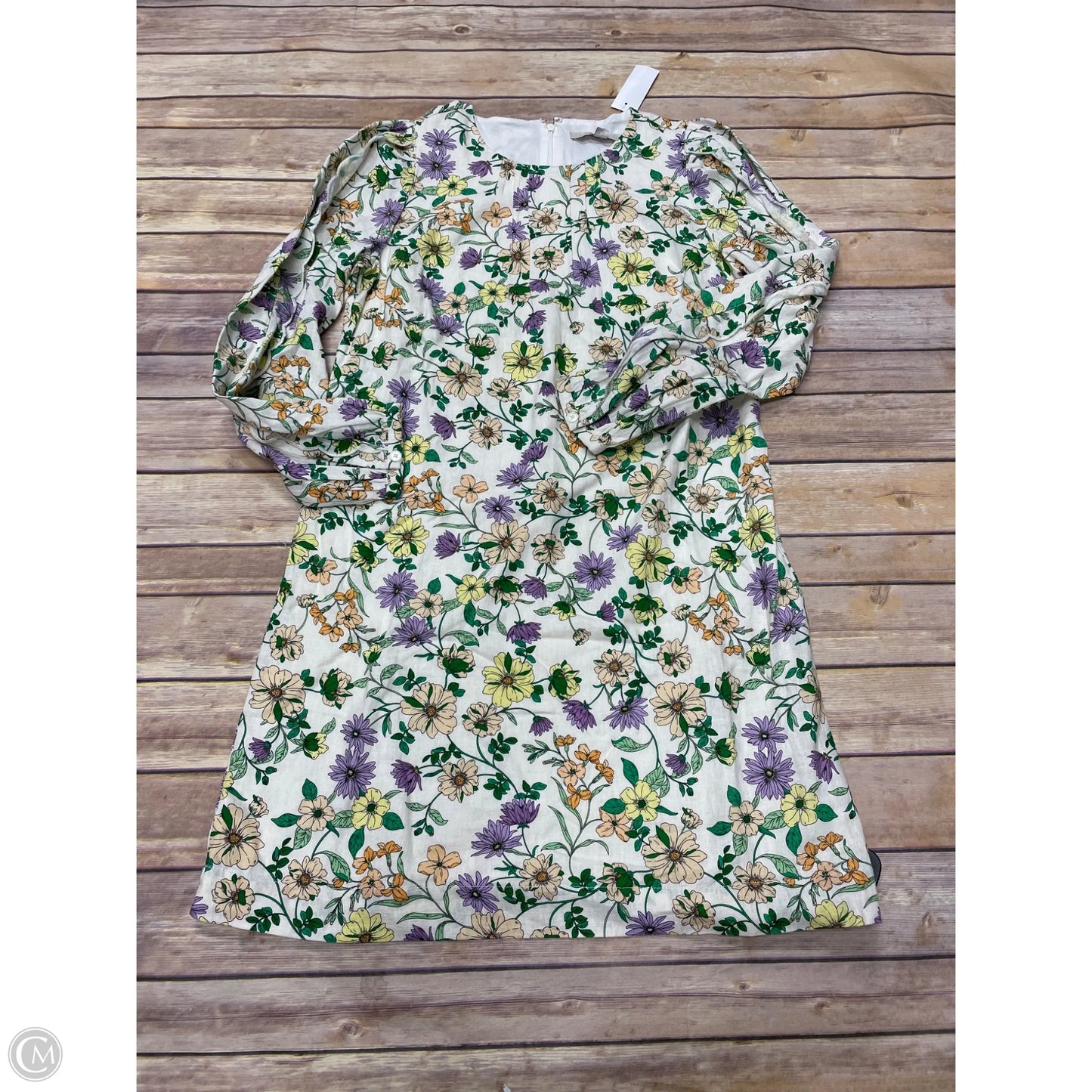 Dress Casual Short By Loft In Floral Print, Size: Xs
