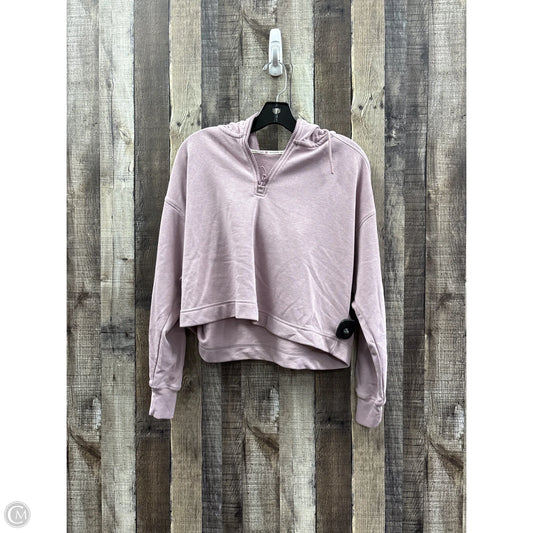 Sweatshirt Hoodie By Cme In Mauve, Size: M