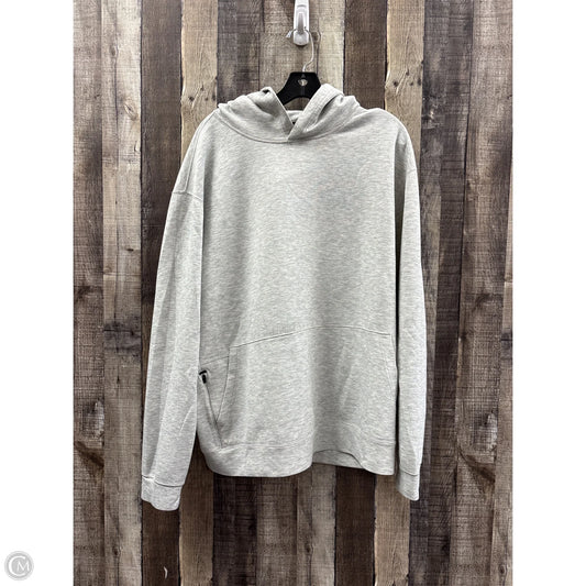 Sweatshirt Hoodie By Ypb In Grey, Size: Xl