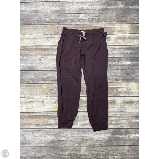 Athletic Pants By Vuori In Purple, Size: M